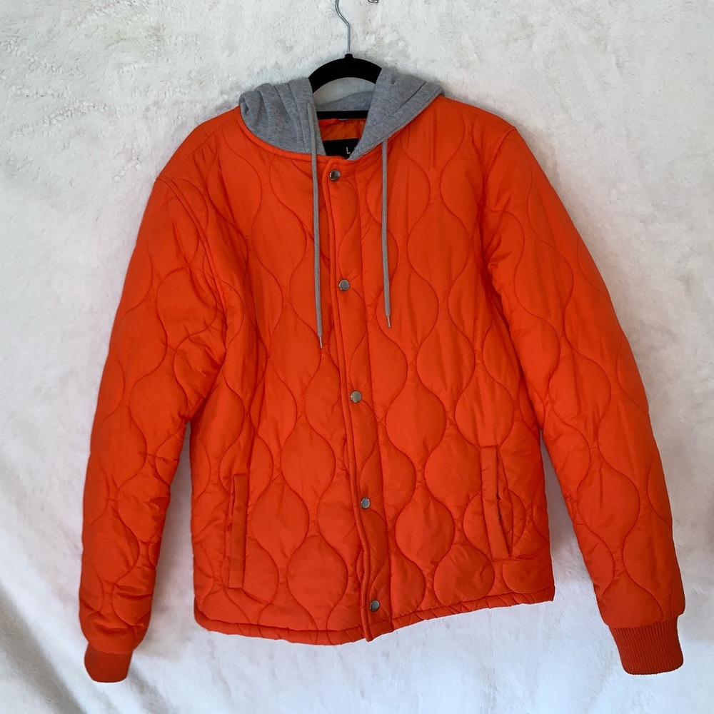 American Stitch Puffer Hoodie